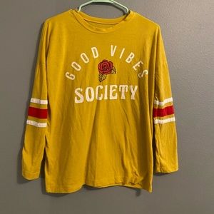 Mustard Yellow Long Sleeve Shirt